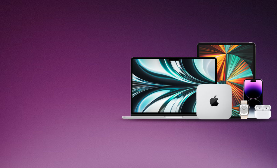 Apple shopping event banner