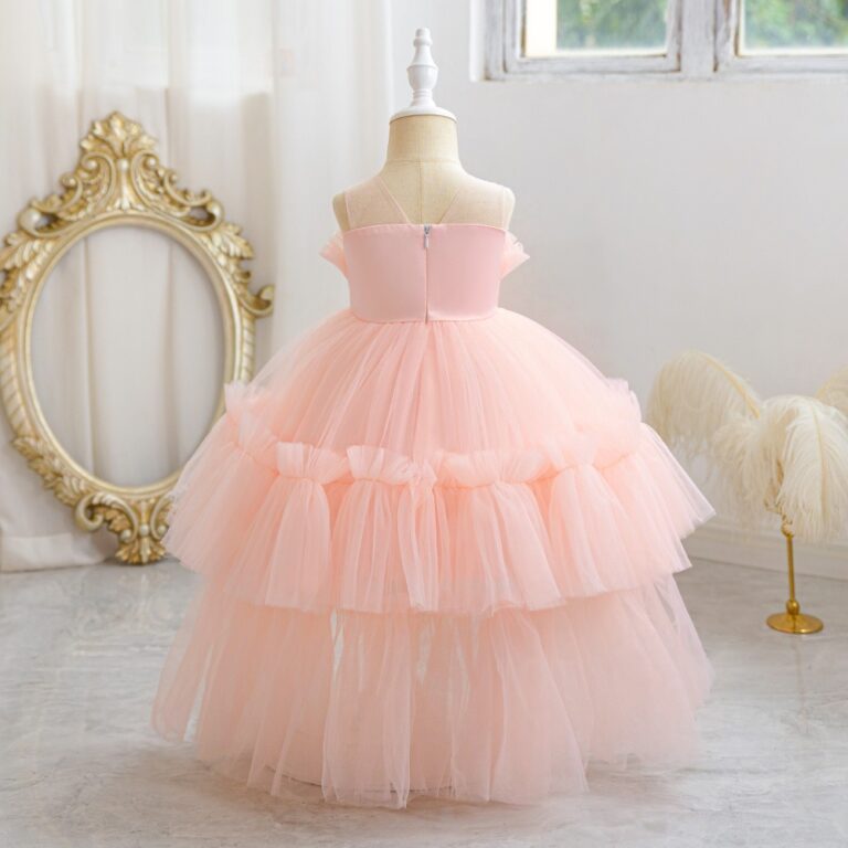 Baby girls gown dress1