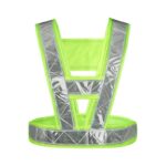 High visibility reflective safety vest