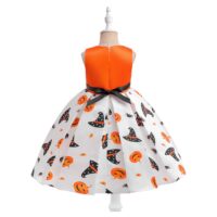 Kids girls halloween dress1