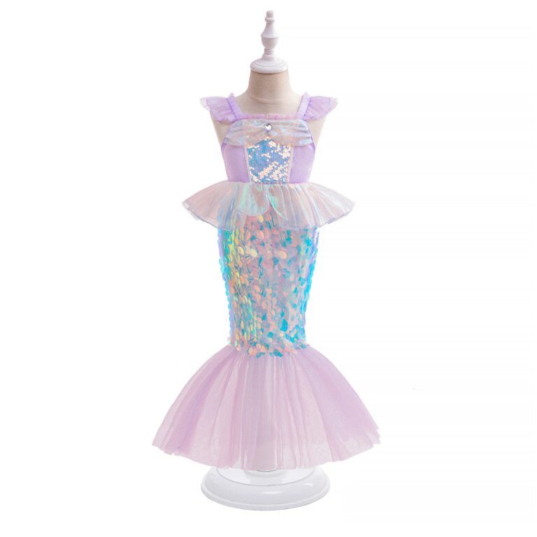 Mermaid ariel baby girls dress2